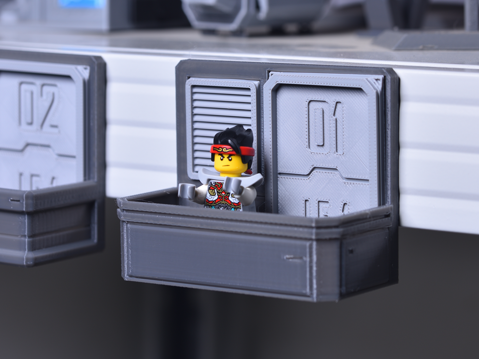 1/44】【Panrock Universe】LF-1 Outpost Balcony Refrigerator Magnet