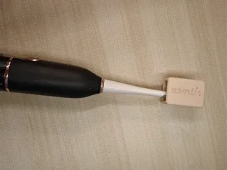 usmile笑容加带字简易牙刷头套