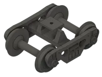 Bogie de wagon de fret échelle G — Dragon Railway V1 — photo 1