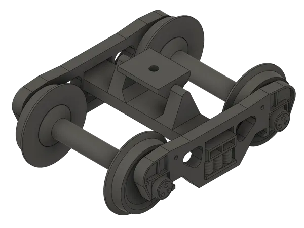 Bogie de wagon de fret échelle G — Dragon Railway V1
