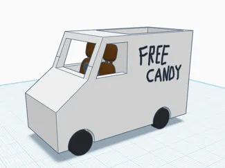 Free candy van
