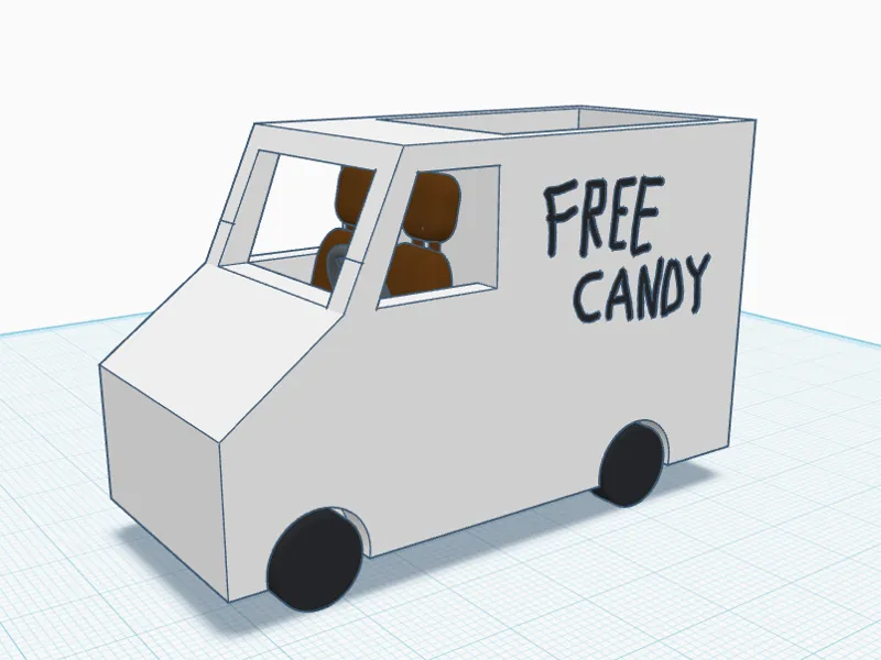 Free candy van