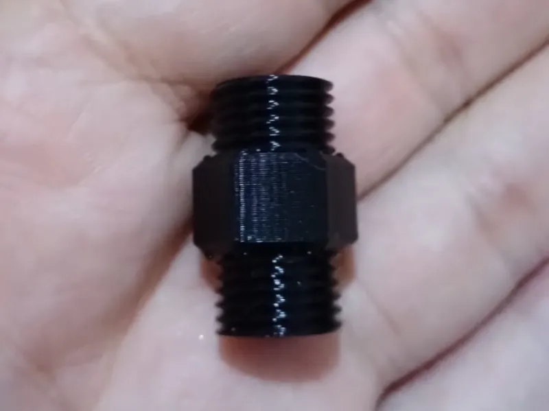 niple 1/4" para 1/4" para aerógrafo 