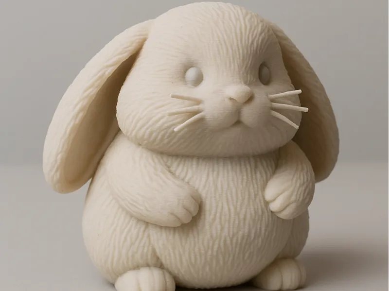 Chubby Cute Rabbit Figurine