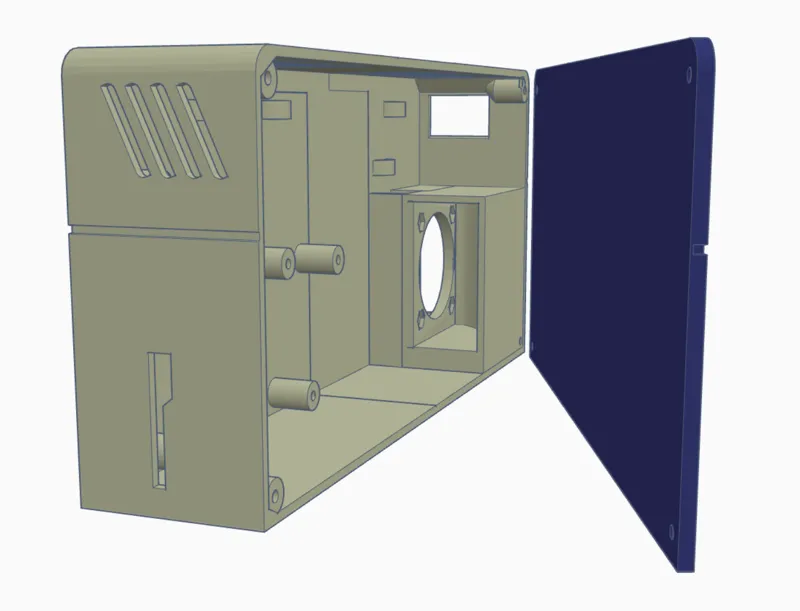 SKR Mini E3 V3 Mini Case, but longer (and wider)