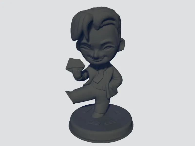 Chibi Salesman - Squid Game Fan Art 3D print model
