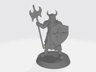 28mm Druid warrior Figure