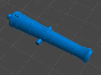Royal Navy Cannon 18th Cent. Armstrong-3pdr-4.5ft