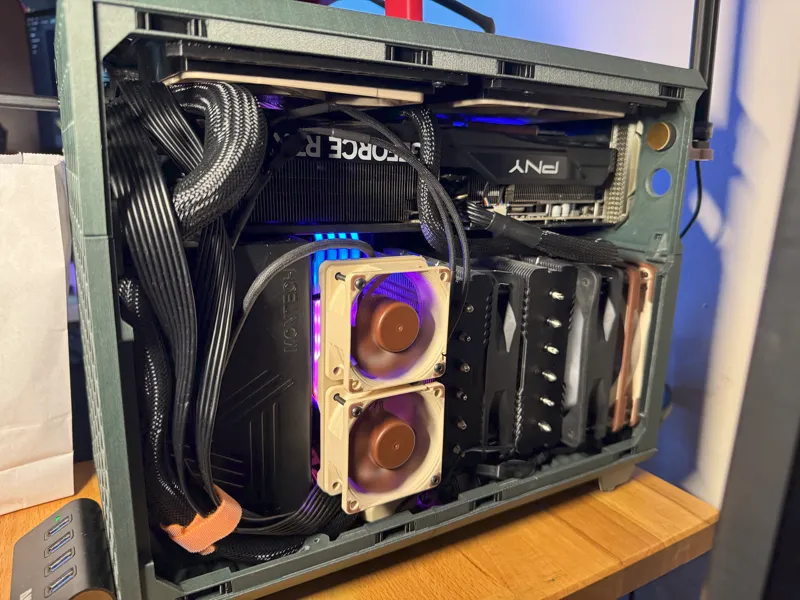Modcase Evolution mATX Side Intake Fans