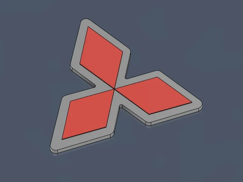 Mitsubishi Logo Emblem for Mirage/Colt CJ MR300033