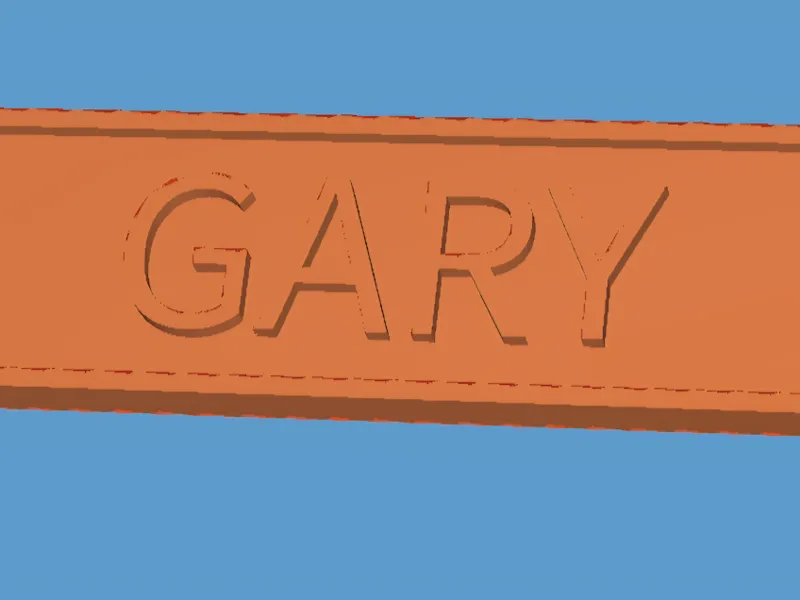 Gary keychain