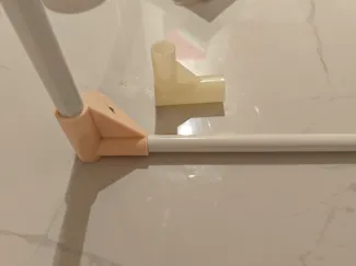 蚊帐杆结构连接件