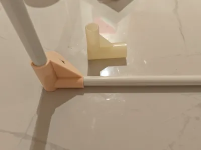 Mosquito net pole connector