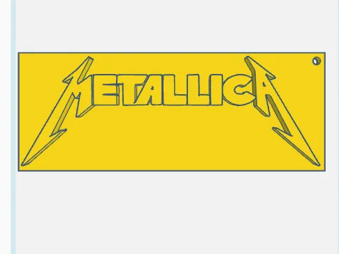 Metalica keychain