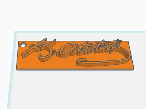 Ataturk signed keychain