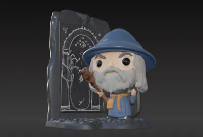 Gandalf at the Doors of Moria - Pop Style Diorama