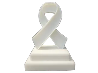Breast Cancer Ribbon Trophy