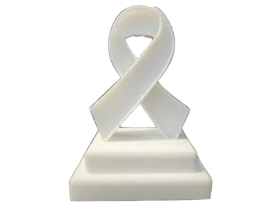 Breast Cancer Ribbon Trophy