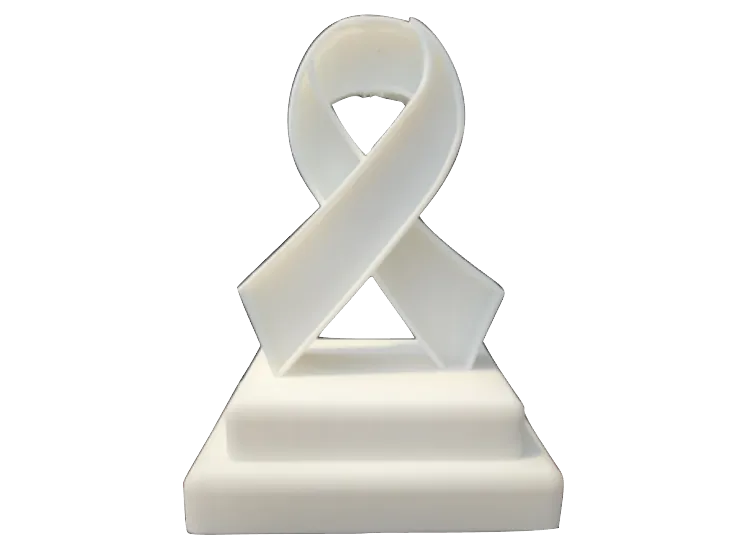 Breast Cancer Ribbon Trophy