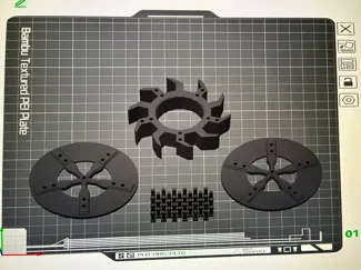 Water Wheel 80x28 mm