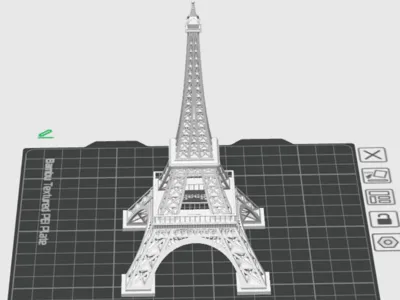 Eiffel Tower (Total weight 26g)