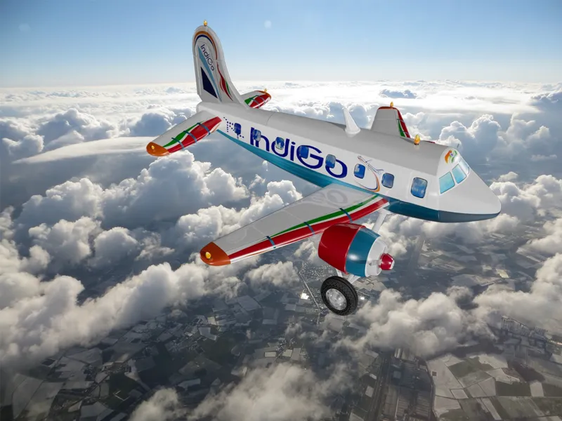 3D AEROPLANE RENDERING!!