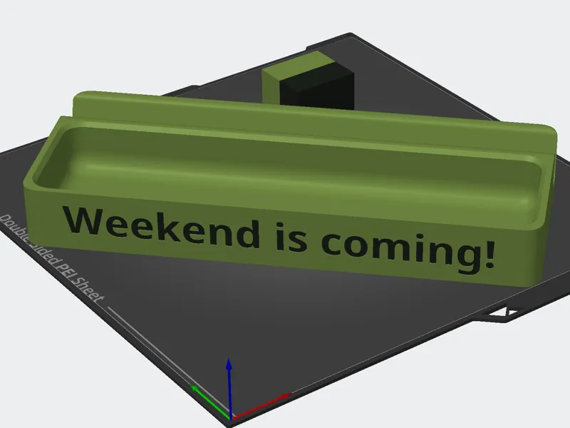 Handyhalter "Weekend is Coming!"