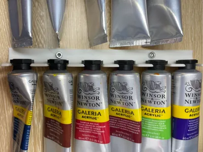 Winsor & Newton Acrylic Paint Rack, Wall-Mounted