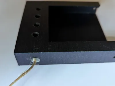 Socket box / perforated panel