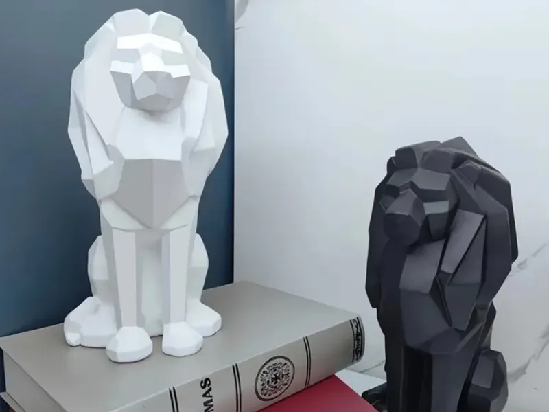 Modern Lion Sculpture | Modern | Home