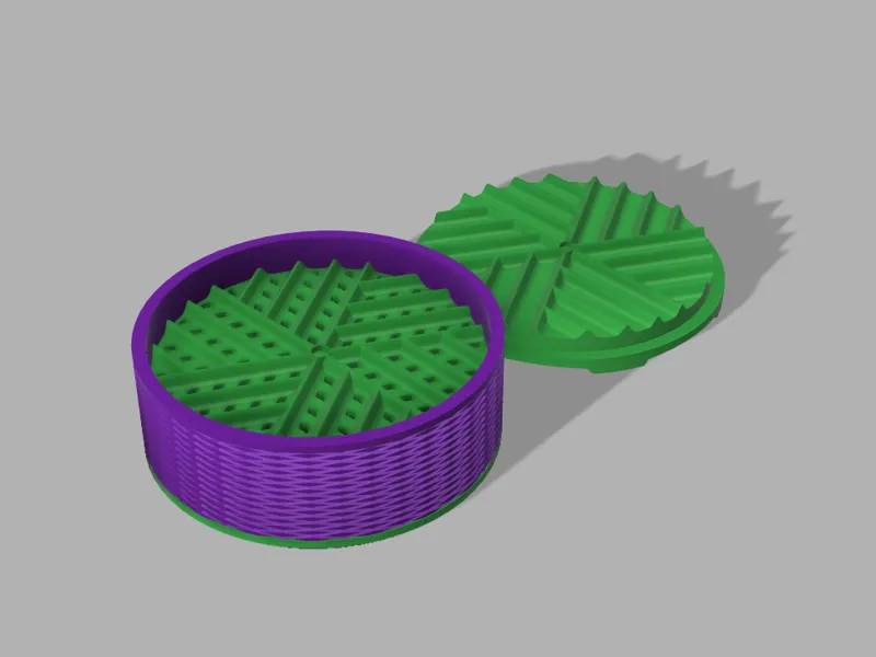 Toothless Grinder with magnet socket and container