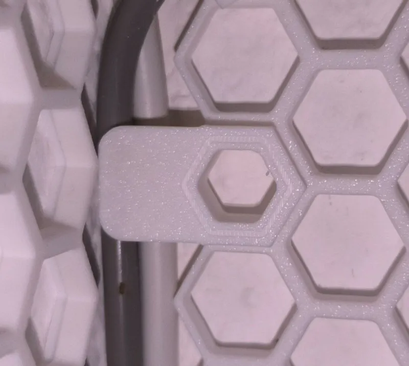Honeycomb Storage Wall Side Cable clip