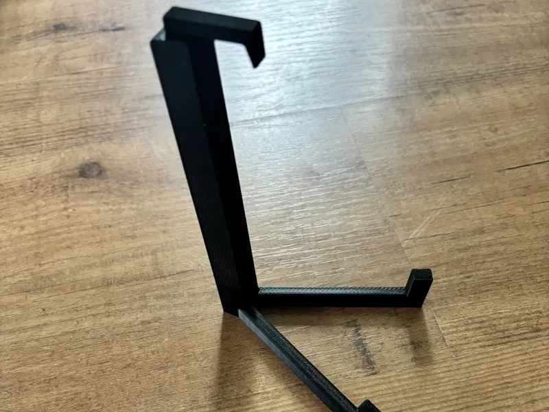 Display Stand With Saftey Hook.