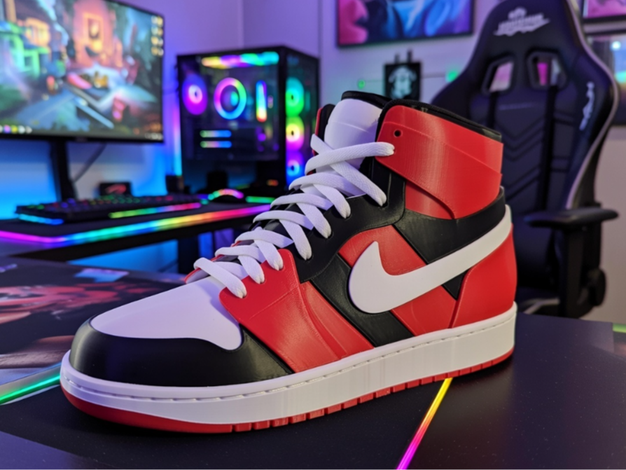Nike Inspired Shoe Desk Organizer Sneaker Style 