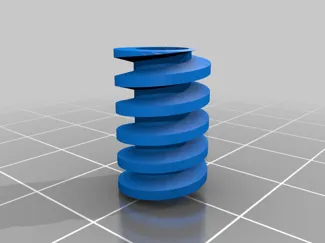 Brick worm gear with looser tension on axle