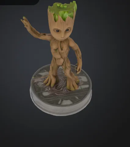 Mini Groot Figurine by Print_that_stuff MakerWorld: Download Free 3D Models