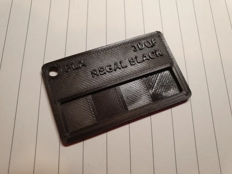 Simple Filament Swatch Creator