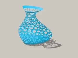 Modern Voronoi Vase