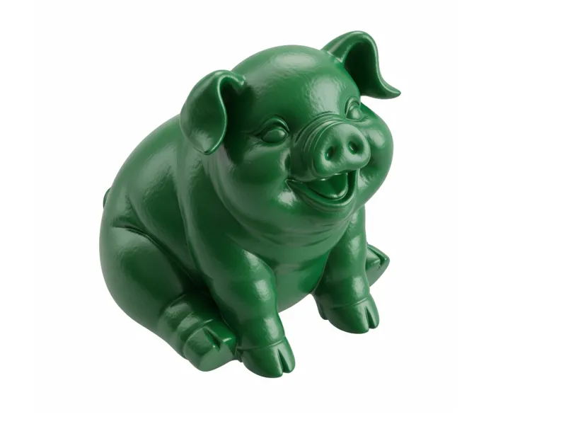 Happy hog figurine
