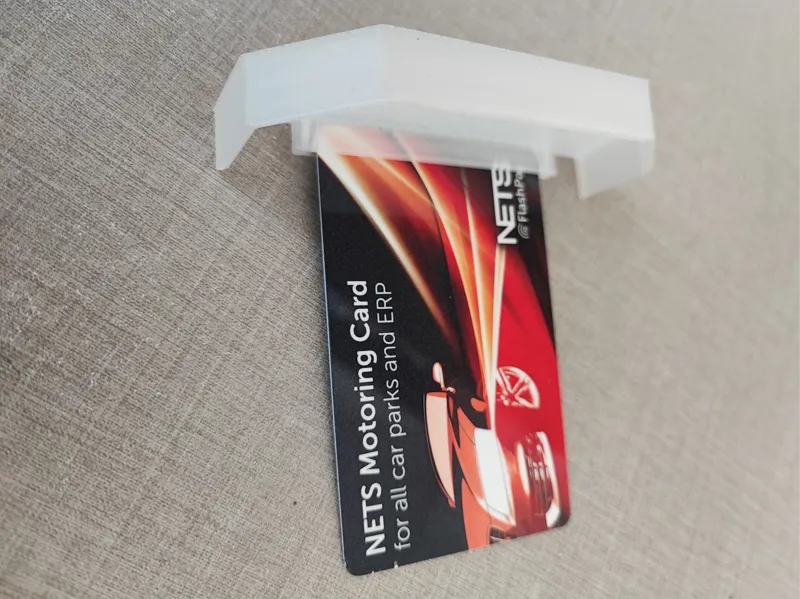 Singapore OBU (ERP 2) cover with cash card holder