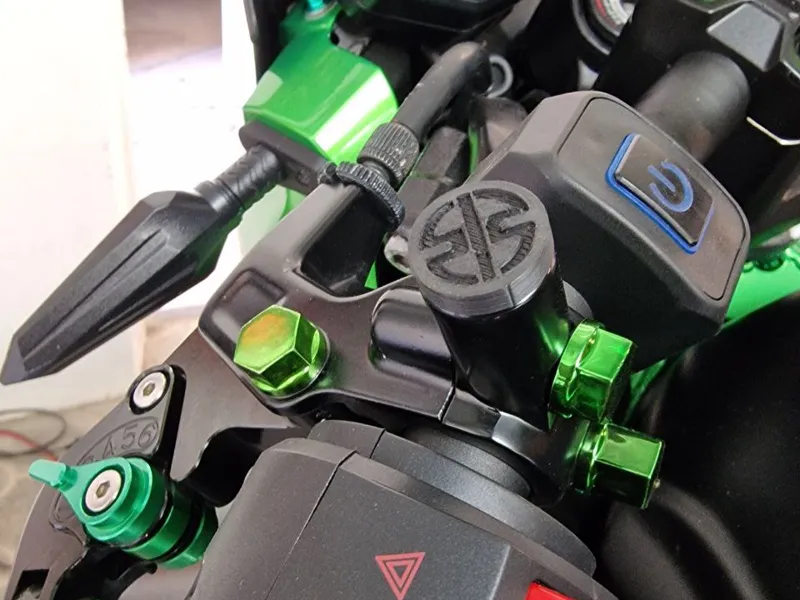 Mirror Screw Cap Kawasaki Logo