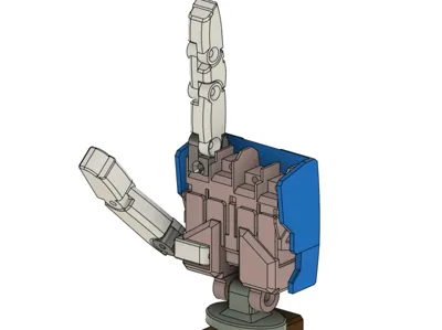 1/35 RX78 Articulated Humanoid Robot Movable Hand Parts