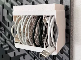 cable organizer Ikea Skadis