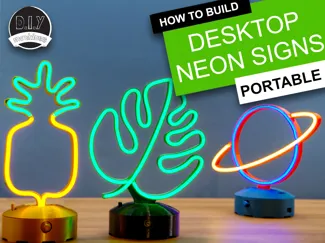 Desktop Neon Signs - Battery, USB & Dimmable!