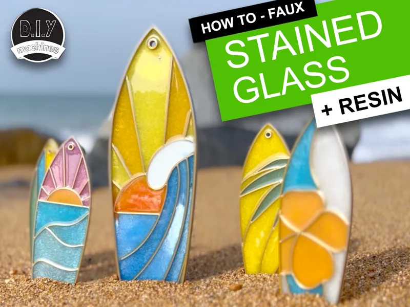 Amazing resin stained 'glass' - 3D Print Templates