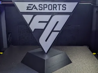 EA FC Logo with Stand | PLA with PETG Support