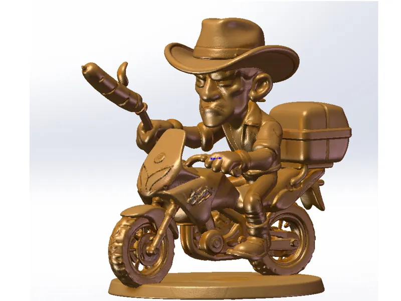 Wild West biker