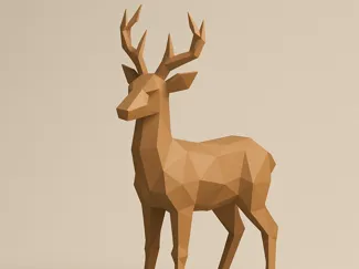 Low Poly Deer