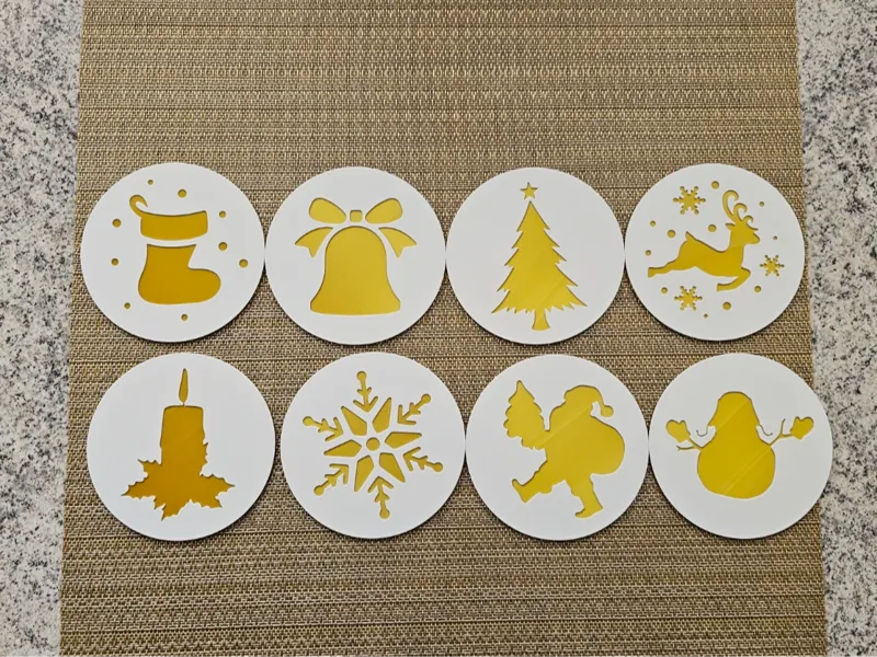 Christmas coasters / vánoční podtácky