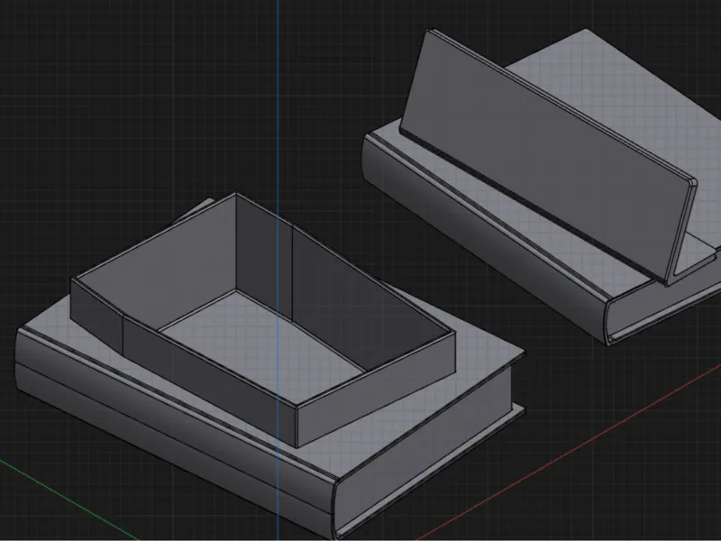 Blank Book Stack -- Hidden box inside